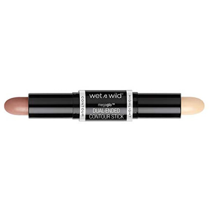 wet n wild MegaGlo Dual-Ended Contour Stick, Light Medium, Cruelty-Free