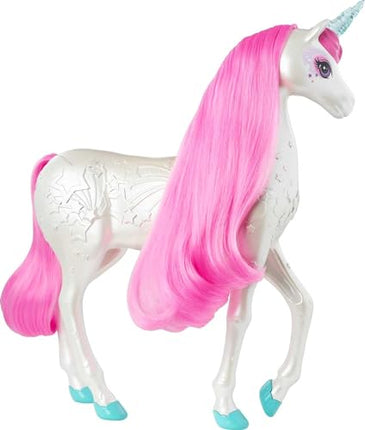 Buy Barbie Dreamtopia Unicorn Toy, Brush 'n Sparkle Pink and White Unicorn with 4 Magical Lights and Sounds (Amazon Exclusive) in India