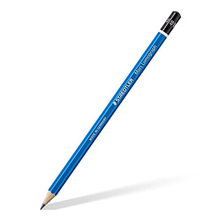 Buy Staedtler Mars Lumograph 4B Graphite Art Drawing Pencil, Medium Soft, Break-Resistant Bonded Lead, 12 Pack, 100-4B in India India