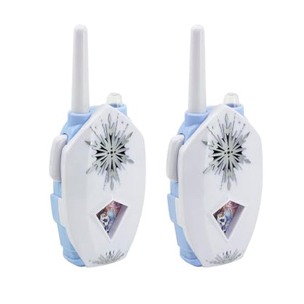 eKids Disney Frozen Walkie Talkies for Kids, Long Range Two Way Radios Designed for Fans of Frozen Toys