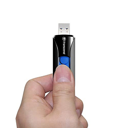 Transcend 128GB JetFlash 790 USB 3.0 Flash Drive (TS128GJF790K),Black