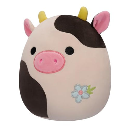 Buy Squishmallows Original 8-Inch Connor Cow with Blue Flower Embroidery - Official Jazwares Plush in India