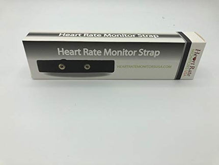 Heart Rate Monitor USA Replacement Soft Transmitter Strap (works with Polar H1, H7, H9, H10 and Polar Wearlink Models & Garmin Dual) Size Med/XXL