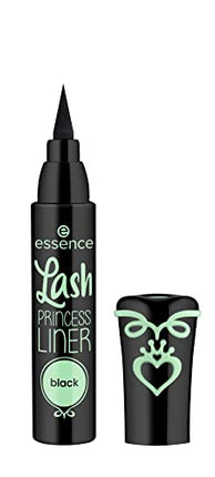 essence | Lash Princess Eyeliner Pen | Smudge Proof & Easy to Use | Vegan & Cruelty Free | Free From Parabens-Fragrance & Microplastic Particles (Black)