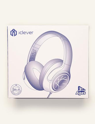 Buy iClever Kids Headphones with Cord, 85dBA Safe Volume Wired Headphones for Kids, Stereo Sound Fol in India