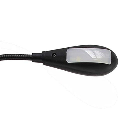 Hanerdun® Bright LED USB Lamp Light Reading Lamp for Laptop Flexible Neck Black