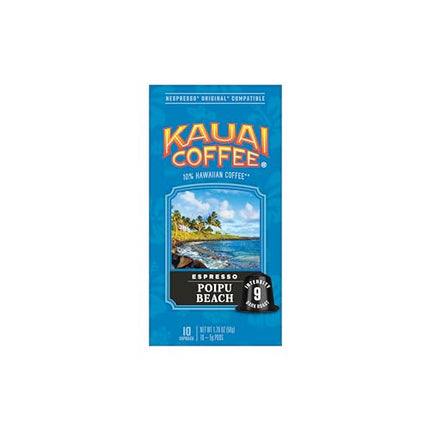 Buy Kauai Coffee Poipu Beach Dark Roast Espresso - Nespresso Original Compatible Capsules, Intensi in India.