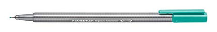 Staedtler 334 Triplus Fineliner Superfine Point Pens, 0.3 mm, Turquoise, Box of 10