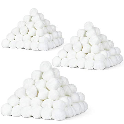 DecorRack 300 Small Cotton Balls for Make-Up, Nail Polish Removal, Pet Care, Applying Oil Lotion or Powder, Made from 100% Natural Cotton, Soft and Absorbent for Household Needs (300 Count)