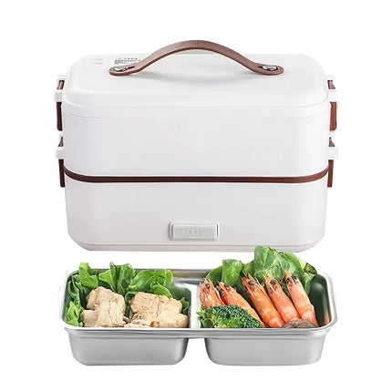 Maxbell Electric Thermal Lunchbox: Portable Food Warmer for Office & School | Leakproof & Freshness Assured