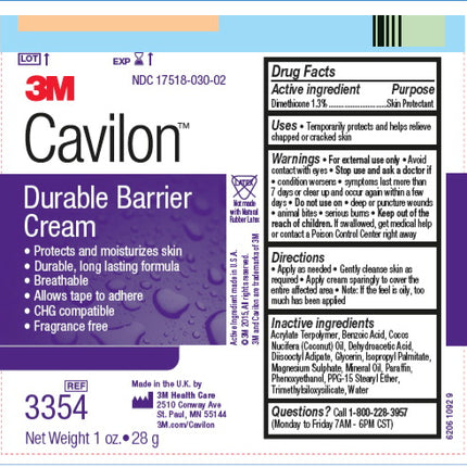 3M Cavilon Barrier Cream