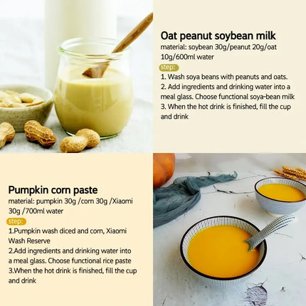Oat peanut and pumpkin corn paste Recipe