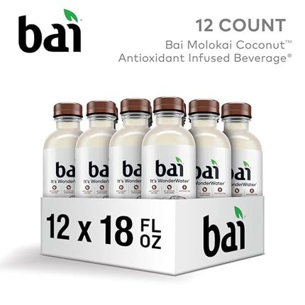 Buy Bai Antioxidant Infused Water Beverage, Molokai Coconut 12 Pack in India - Vitamin C, No Artificial Sweeteners, 18oz Bottle