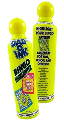Dab O Ink Yellow Highlighter Bingo Dauber- Set of Two