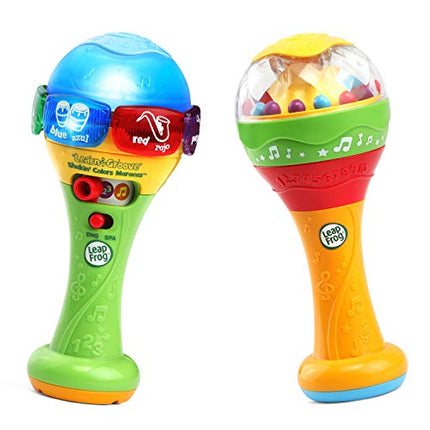 LeapFrog Learn & Groove Shakin' Colors Maracas - Includes electronic and non-electronic maracas, Parent's Guide, Multicolor