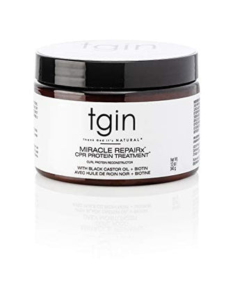 tgin Miracle RepaiRx Curl Protein Reconstructor - For Damaged Hair - Repair - Protect - Restore -12 oz