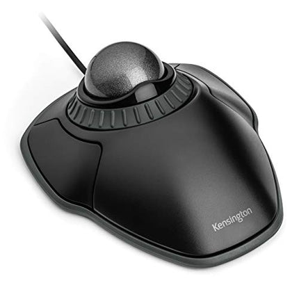 Kensington Orbit Trackball Mouse with Scroll Ring (K75327WW), Black-Grey