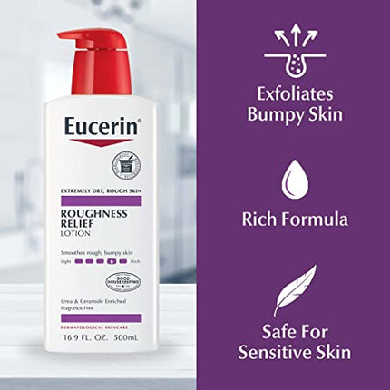 Buy Eucerin Roughness Relief Body Lotion, Unscented Body Lotion for Dry Skin, 16.9 Fl Oz Pump Bottle in India India