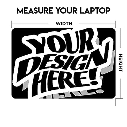 Buy Custom Design Upload Laptop Skin - Skin Decal Vinyl Wrap for 12" 13" 13.3" 14" 15" 15.4" 15.6 inch Laptops in India