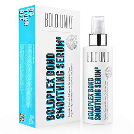 Boldplex 6 Hair Serum - Hydrating Leave In Protein Treatment for Frizzy, Dry, Damaged, Broken, Curly, Straight or Bleached Hair Types - Paraben & Sulfate Free. Cruelty Free, 100% Vegan. 5.9 Fl.Oz