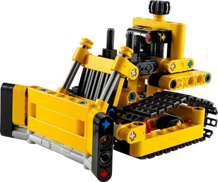 LEGO Technic Heavy-Duty Bulldozer Building Set, Kids’ Construction Toy, Vehicle Gift for Boys and Girls Ages 7 and Up, 42163