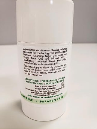 Mario Badescu Deodorant Infused with Skin-Loving Botanicals | Aluminum and Baking Soda-Free | Keeps Underarms Fresh All Day | For Daily Use | 2.4 FL. OZ