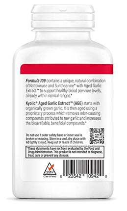 Buy Kyolic Aged Garlic Extract Formula 109, Blood Pressure Health, 160 Capsules in India