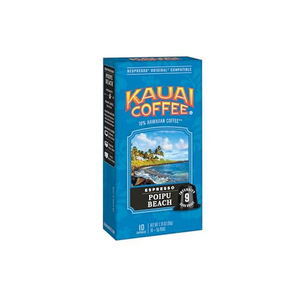 Buy Kauai Coffee Poipu Beach Dark Roast Espresso - Nespresso Original Compatible Capsules, Intensi in India.