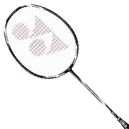 YONEX Voltric 0F Badminton Pre-Strung Racket (Black/Red)(4UG5)