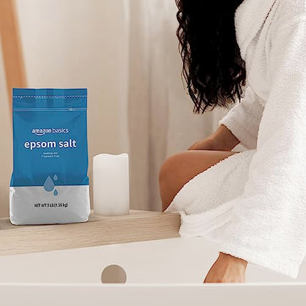 Buy Amazon Basics Epsom Salt Soak, Magnesium Sulfate USP, 3 Pound, 1-Pack in India India