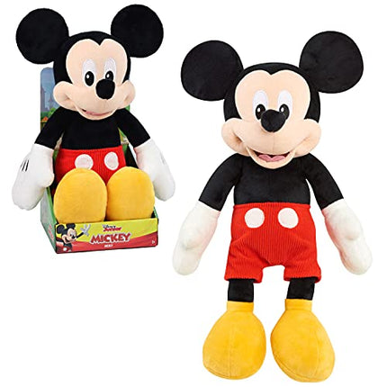 Disney Junior Mickey Mouse Large 19-inch Plush Mickey Mouse, Officially Licensed Kids Toys for Ages 2 Up by Just Play