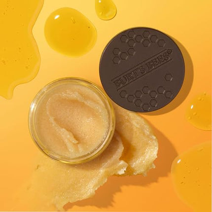 Burt's Bees Conditioning Honey Lip Scrub Mothers Day Gifts for Mom, Exfoliates & Conditions Dry Lips, with Honey Crystals, Use with Overnight Intense Lip Treatment, Natural Lip Care, 0.25 oz.
