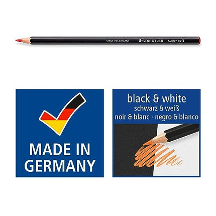 Buy STAEDTLER Super Soft Color Pencils, For Light & Dark Paper, Bright and Blendable, 12 Assorted Colors in Box, 149C C12 in India India