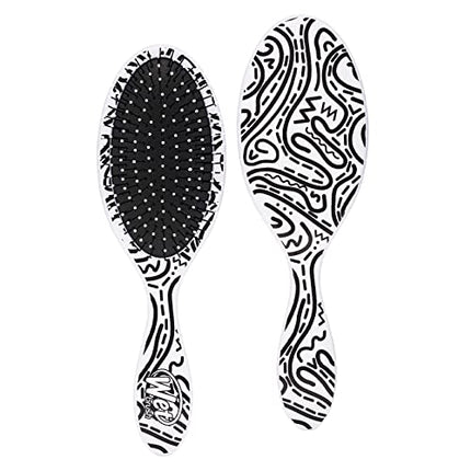 buy Wet Brush Original Detangler Hair Brush, Hipster Doodle - Ultra-Soft IntelliFlex Bristles - Glide Th in India