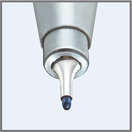 Staedtler 334 Triplus Fineliner Superfine Point Pens, 0.3 mm, Pale Blue, Box of 10