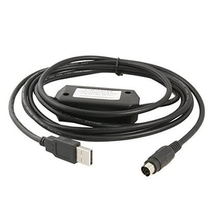 uxcell USB to RS422 PLC Programming Cable 2.5M/8.2ft USB-SC09-FX Cable for Mitsubishi MELSEC PLC Programming