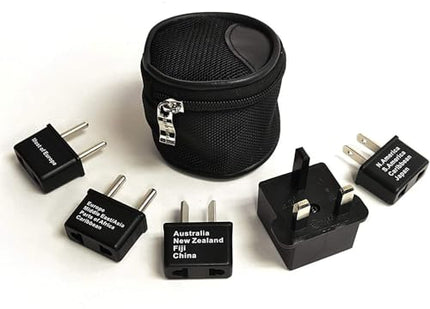 Buy Ceptics International Worldwide Travel Plug Adapter 5 Piece Set, Great for Cell Phones, Battery in India