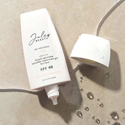 buy Julep No Excuses SPF 40 Clear Facial Sunscreen Broad-Spectrum - Glow Face Moisturizer With Antioxidants in India
