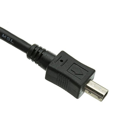 buy CableWholesale 6 feet Mini USB 2.0 Cable, Black, Type A Male / 4 Pin Mini-B Male, A Male to 4 Pin Mini in India