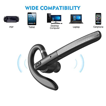 buy BlueFit Bluetooth Headset Bluetooth Earpiece for Cellphones Wireless Blue Tooth 5.0 Head Set in India