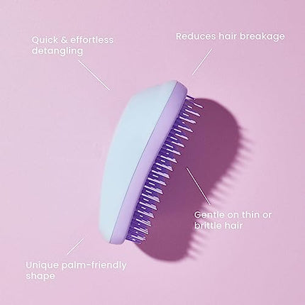 Tangle Teezer The Fine and Fragile Detangling Brush, Dry and Wet Hair Brush Detangler for Color-Treated, Fine and Fragile Hair, Mint Violet