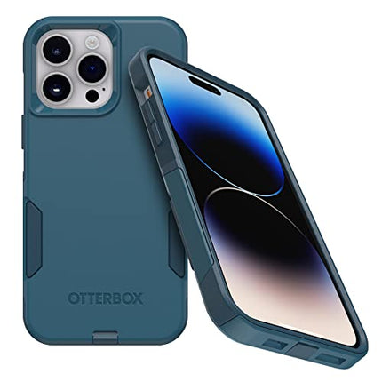 OtterBox iPhone 14 Pro Max (ONLY) Commuter Series Case - DONT BE BLUE (Blue), slim & tough, pocket-friendly, with port protection