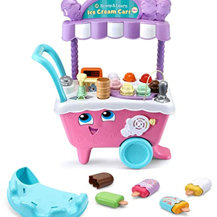 LeapFrog Scoop and Learn Ice Cream Cart Deluxe (Frustration Free Packaging), Pink