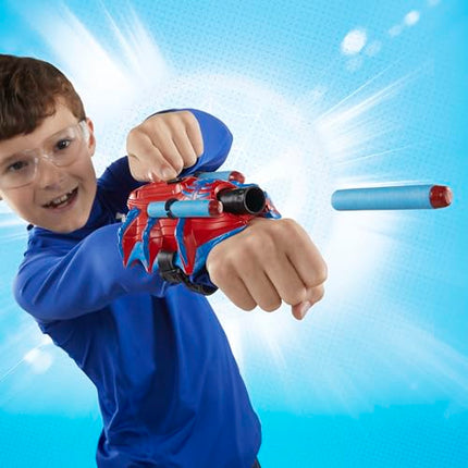 Marvel NERF Spider-Man Thwip-Tech Blaster, Includes 3 Darts, Web Shooter, Role Play Toy for Kids 5 and Up