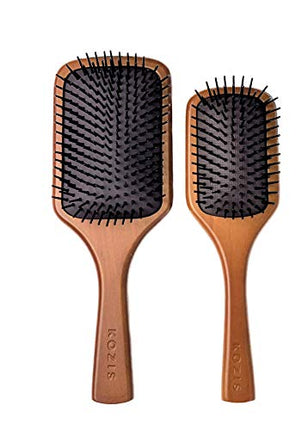 KOZIS Wooden Paddle Hair Brush (Large)