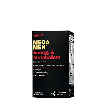 Buy GNC Mega Men Energy Metabolism 90 Caplets in India