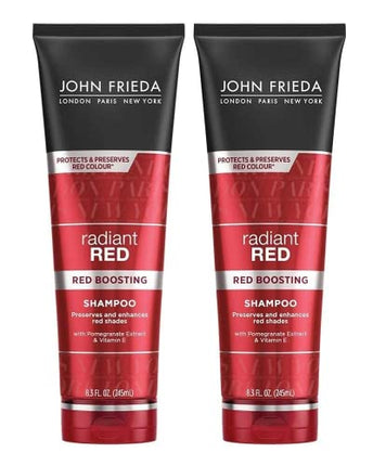 John Frieda Radiant Red, Colour Protecting Shampoo, 8.3 Fl Oz (Pack of 2)