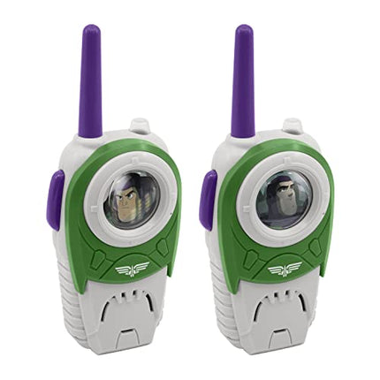 Disney Pixar Lightyear Toy Walkie Talkies for Kids, Indoor and Outdoor Toys for Kids with Light Up Graphics