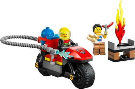 buy LEGO City Fire Rescue Motorcycle Firefighter Toy Playset for Kids Ages 4 and Up in India