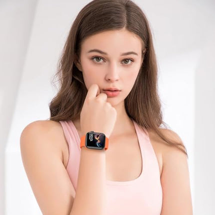 Buy Andrea Silicone Sport Band Compatible with Apple Watch Bands for Women Men 38mm 40mm 41mm 42mm in India